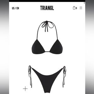 Triangl Black Bikini